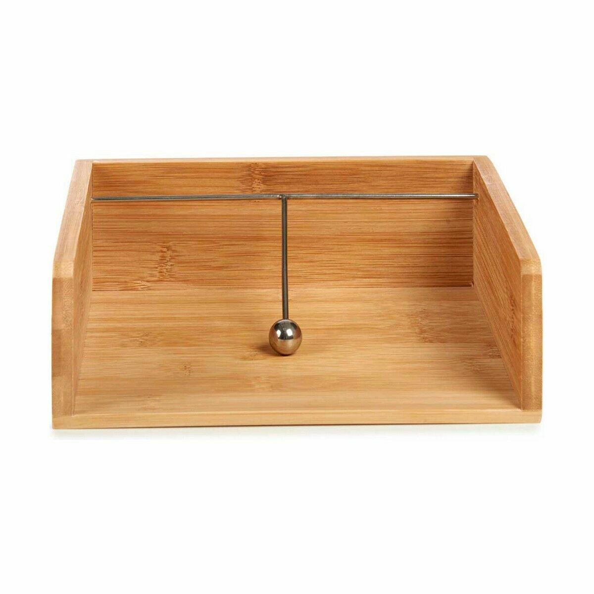 Servetthållare Brun Bambu 18,2 x 7 x 21,6 cm (12 antal) - 2