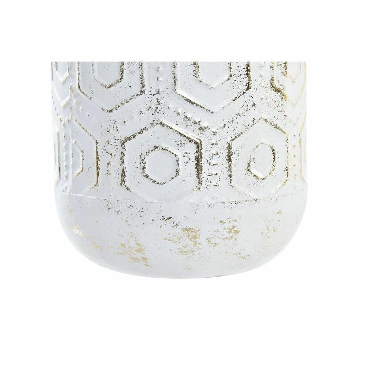 Vas DKD Home Decor Gyllene Metall Vit Orientalisk (17 x 17 x 66 cm) - 6