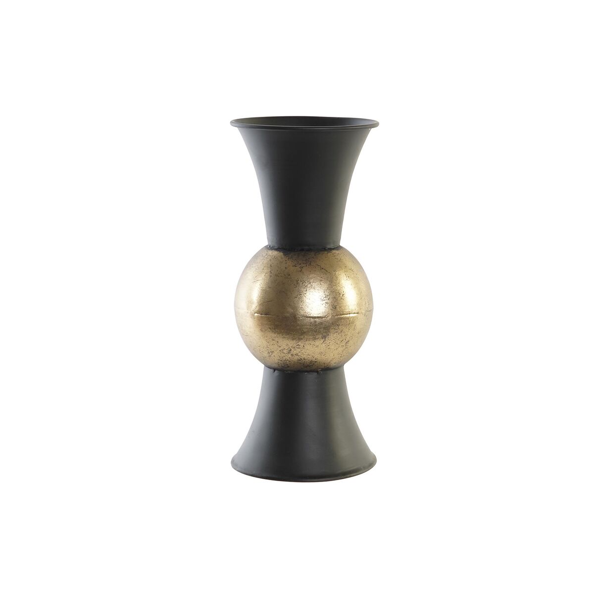 Vas DKD Home Decor Svart Metall Koppar Vintage 14 x 14 x 32 cm - 7