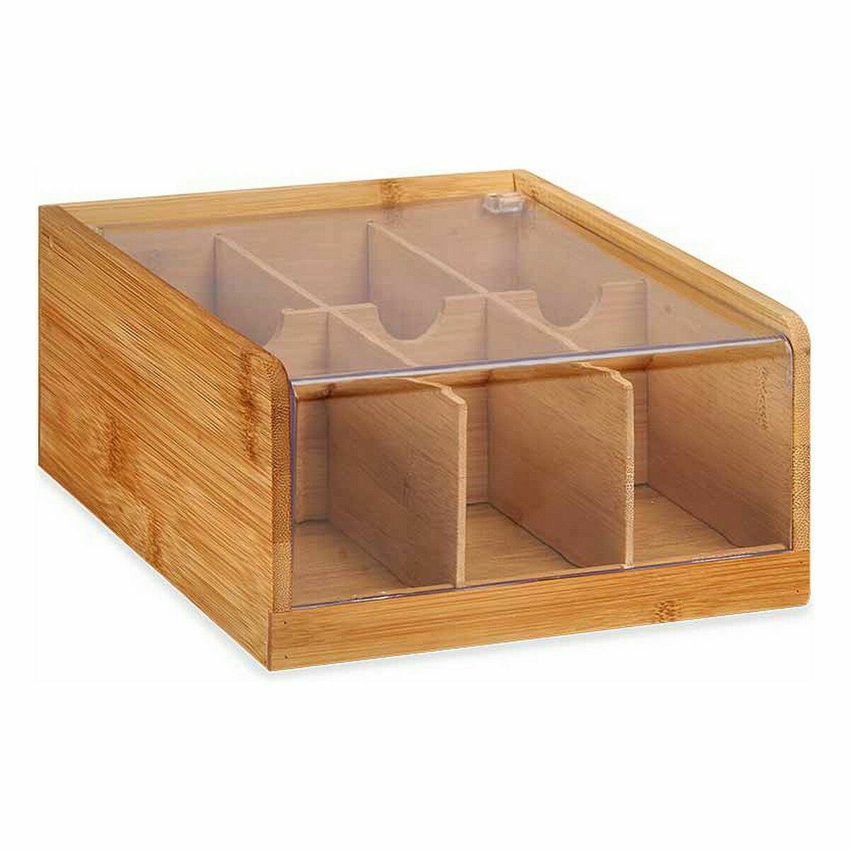 Organiserare Te Bambu 22 x 10 x 20,5 cm (6 antal) - 2