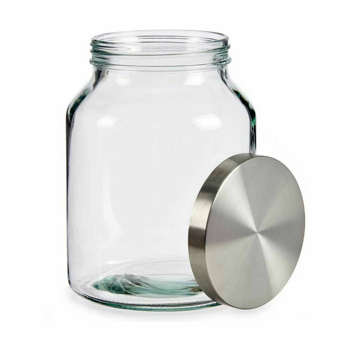 Burk Silvrig Rostfritt stål 3 L 16 x 21,5 x 16 cm (8 antal) - 2