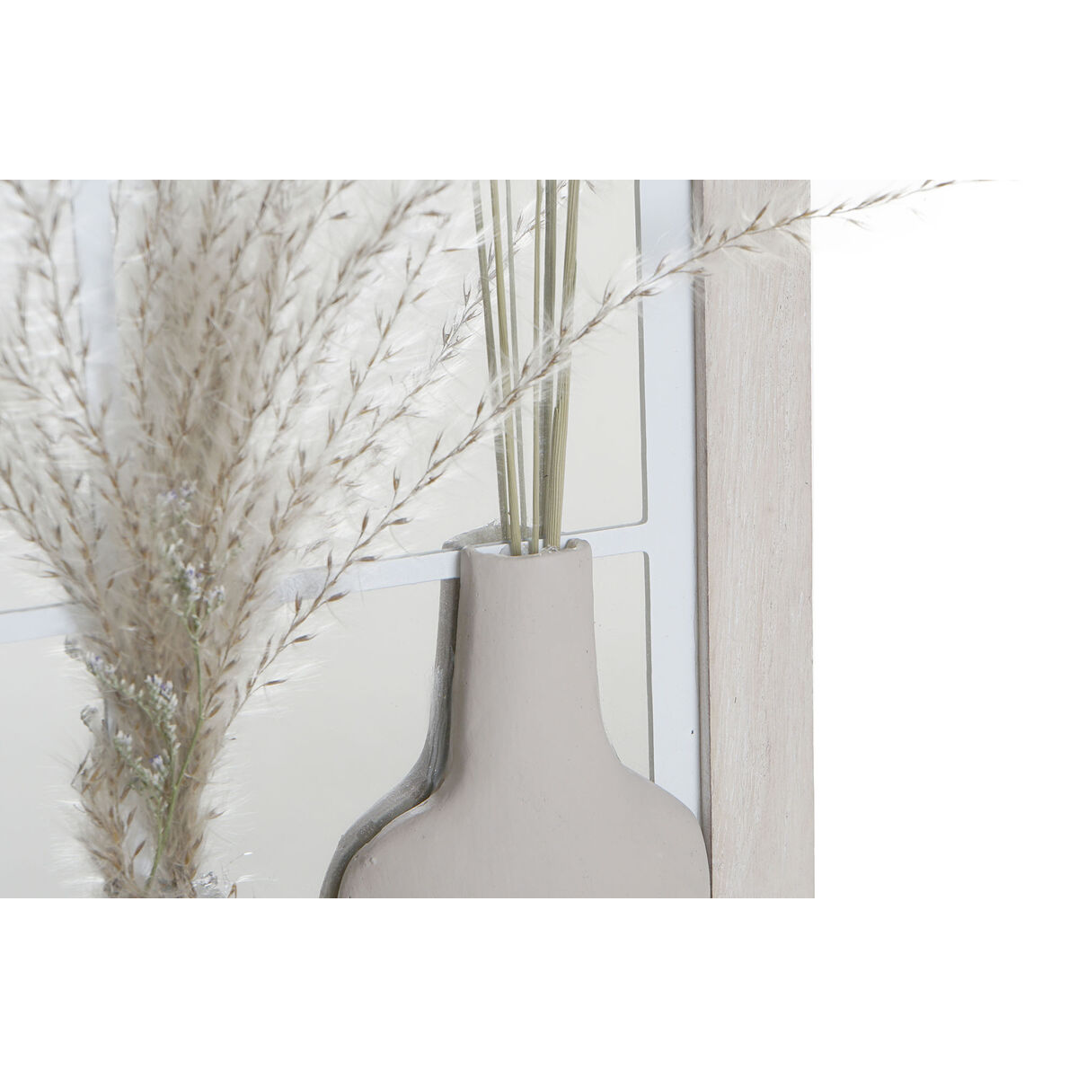 Väggspegel DKD Home Decor Vas Glas Beige MDF Harts Cottage (35 x 10 x 50 cm) - 3