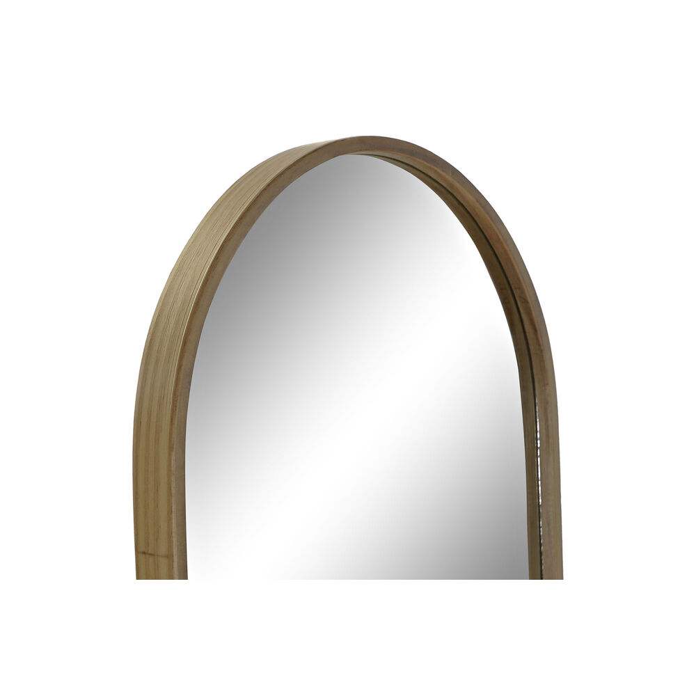 Väggspegel DKD Home Decor Naturell Glas Trä MDF Scandi 45 x 4 x 140 cm - 2