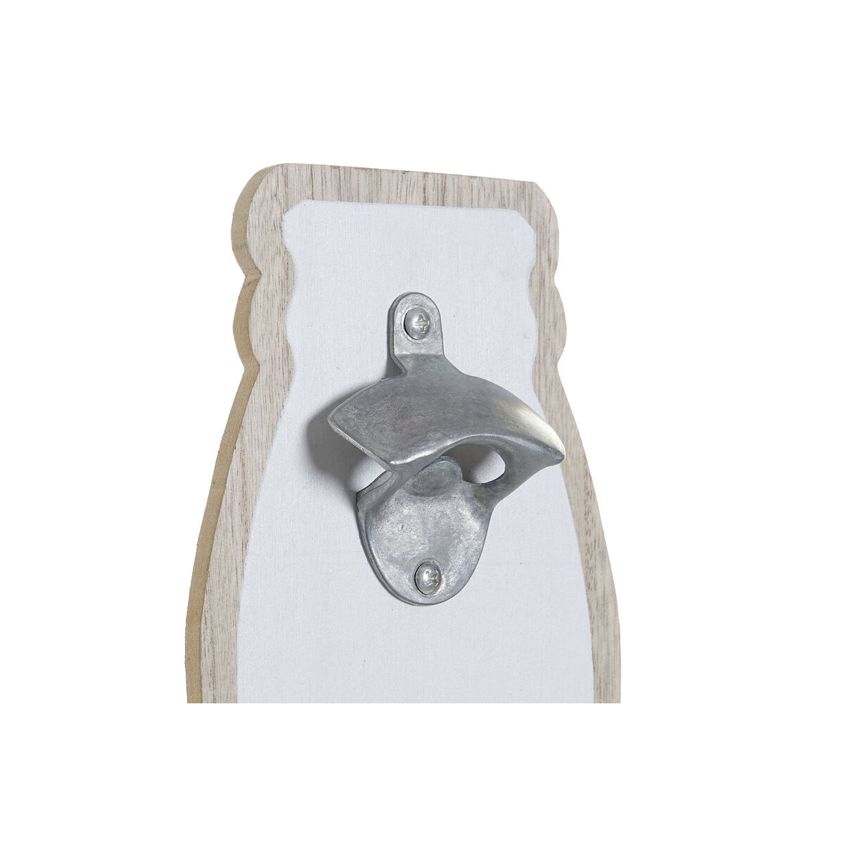 Kapsylöppnare DKD Home Decor Vägg Vit Svart Naturell Vit/Svart Glas Plast Trä MDF 20 x 5,5 x 45 cm - 4