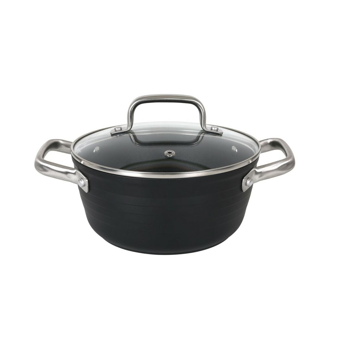 Kastrull med glaslock Quttin Spiral Smitt aluminium Ø 20 cm