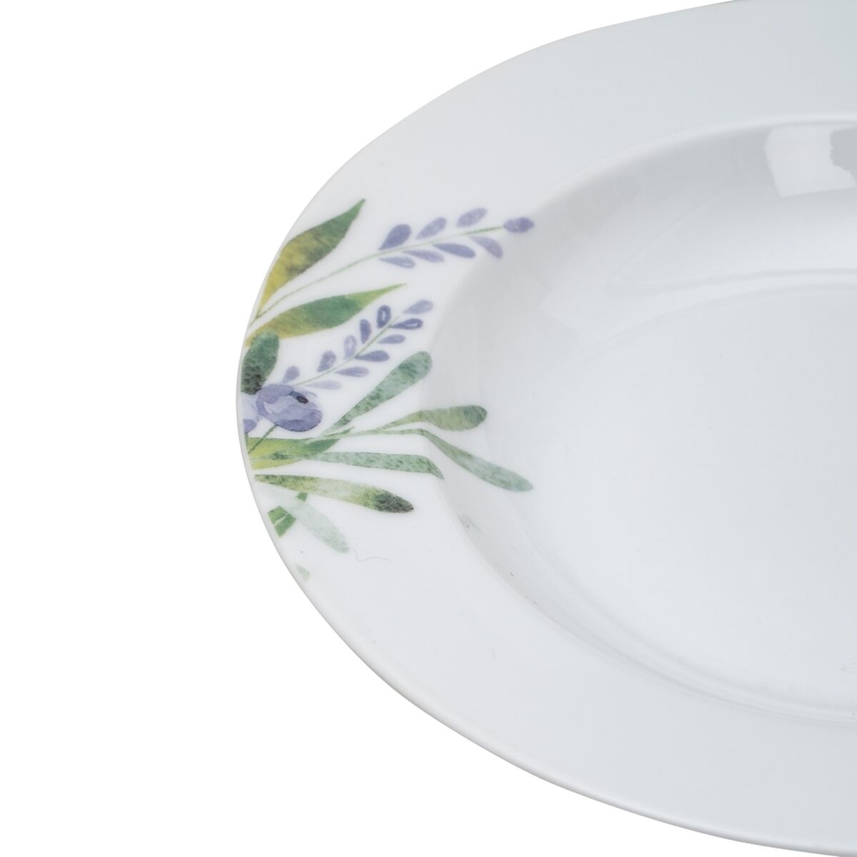 Matservis 18 Delar Porslin Lavendel - 2