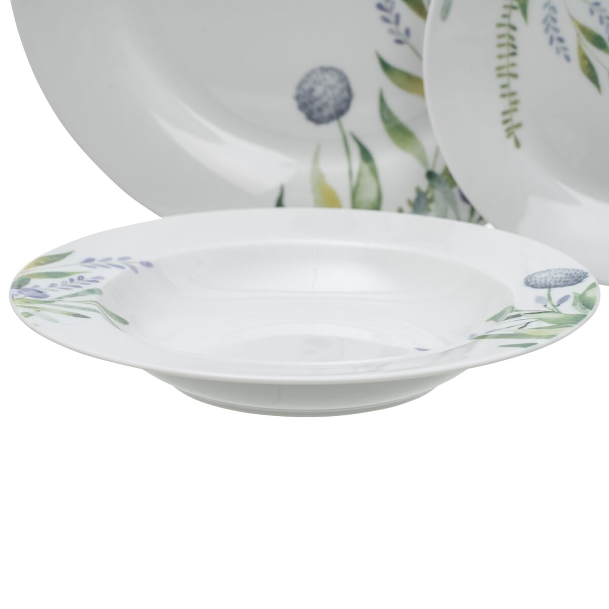 Matservis 18 Delar Porslin Lavendel - 3