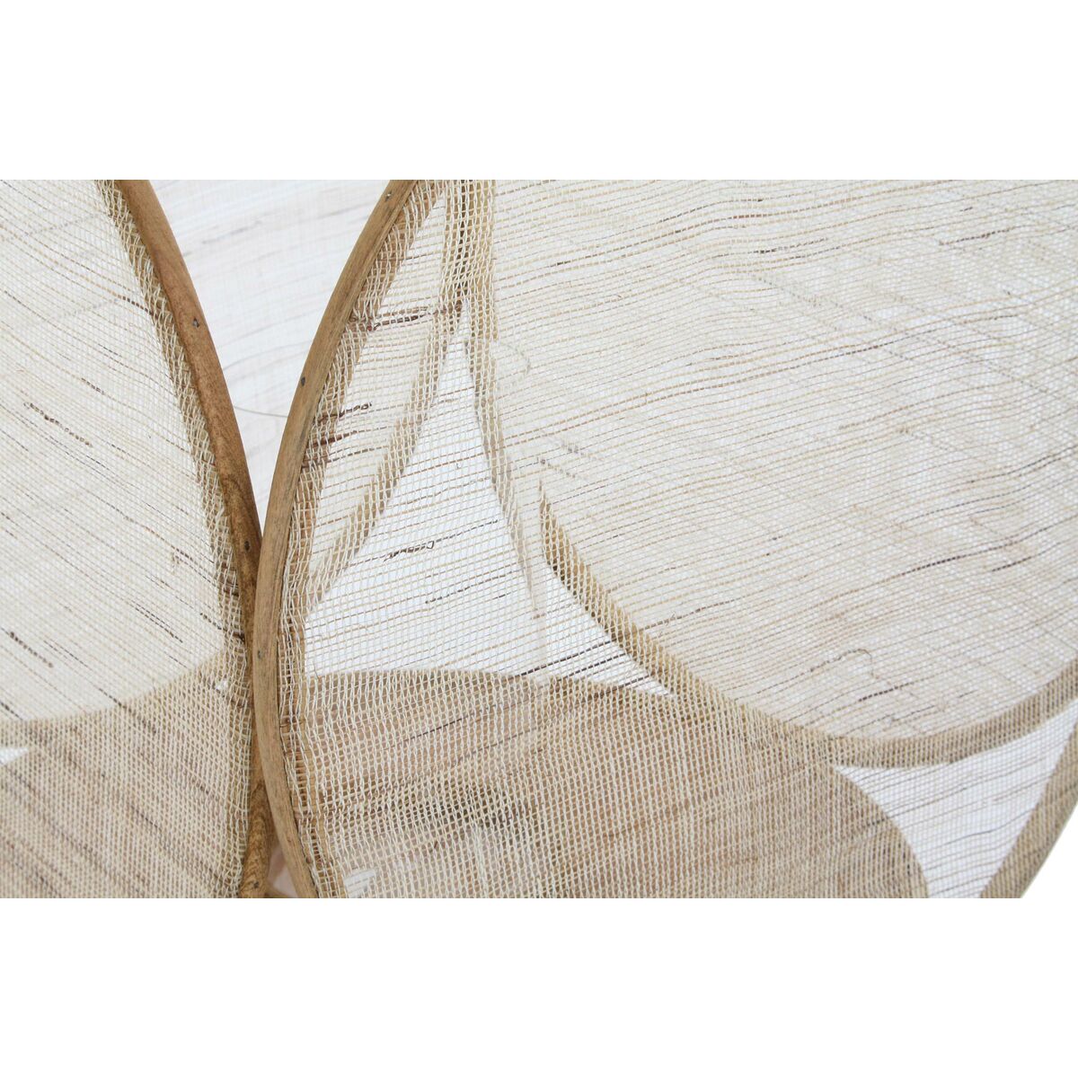 Lykta DKD Home Decor Glas Naturell Brun Bambu Orientalisk 42 x 42 x 55 cm - 5