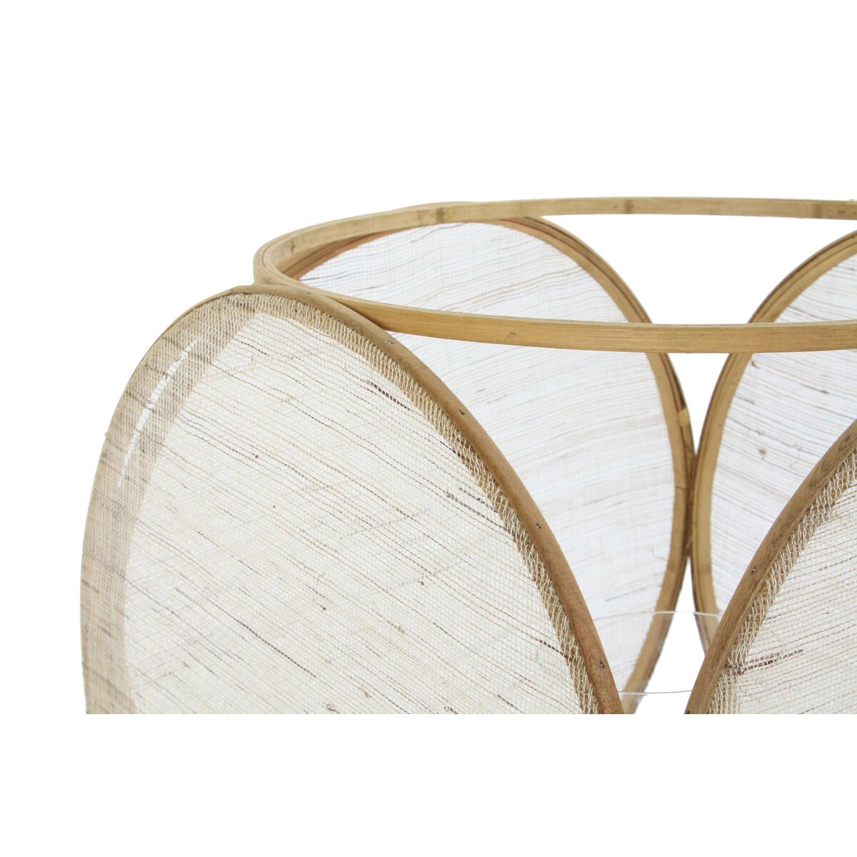 Lykta DKD Home Decor Glas Naturell Brun Bambu Orientalisk 42 x 42 x 55 cm - 8