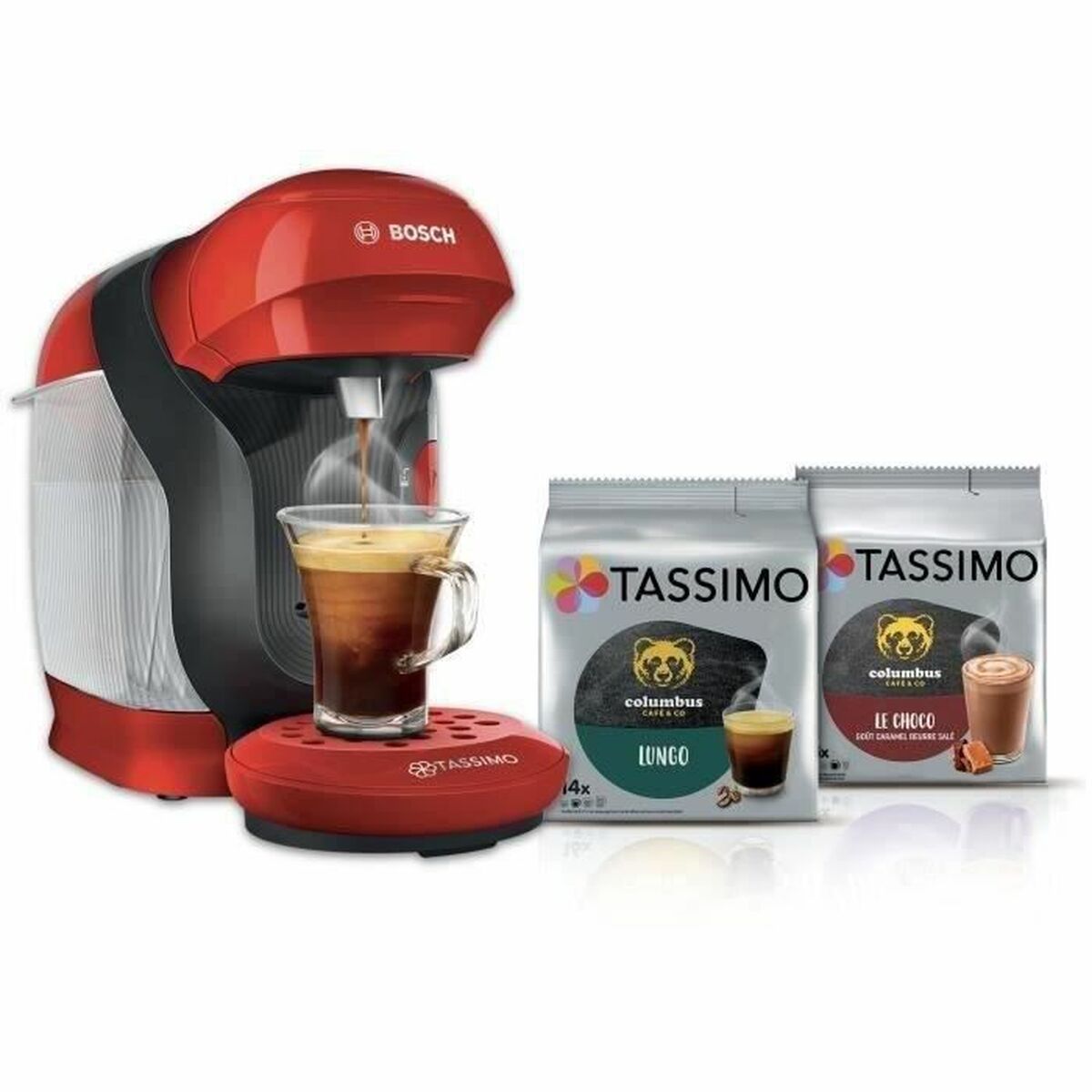 Kaffekapslar BOSCH Tassimo Red