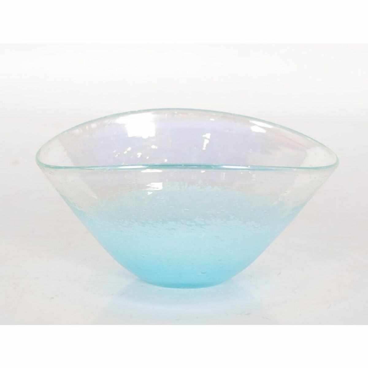 Bordsdekoration DKD Home Decor 27 x 20 x 15,5 cm Glas Blå Transparent - 6