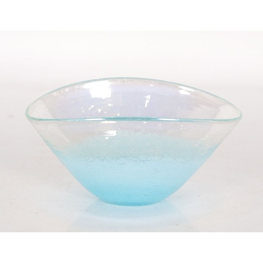 Bordsdekoration DKD Home Decor 27 x 20 x 15,5 cm Glas Blå Transparent - 3