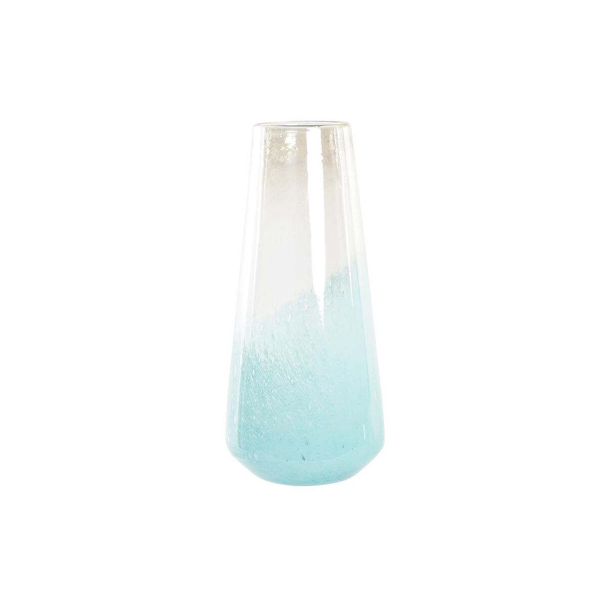 Vas DKD Home Decor Blå Glas Medelhavs 20 x 20 x 46 cm