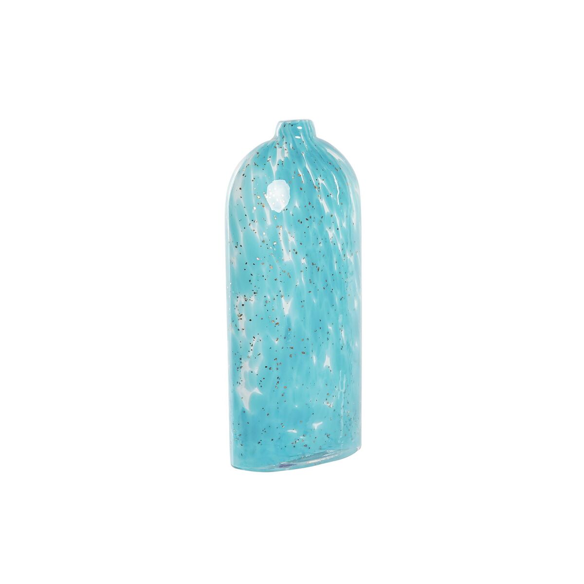Vas DKD Home Decor 12,5 x 6,5 x 28 cm Glas Blå Medelhavs