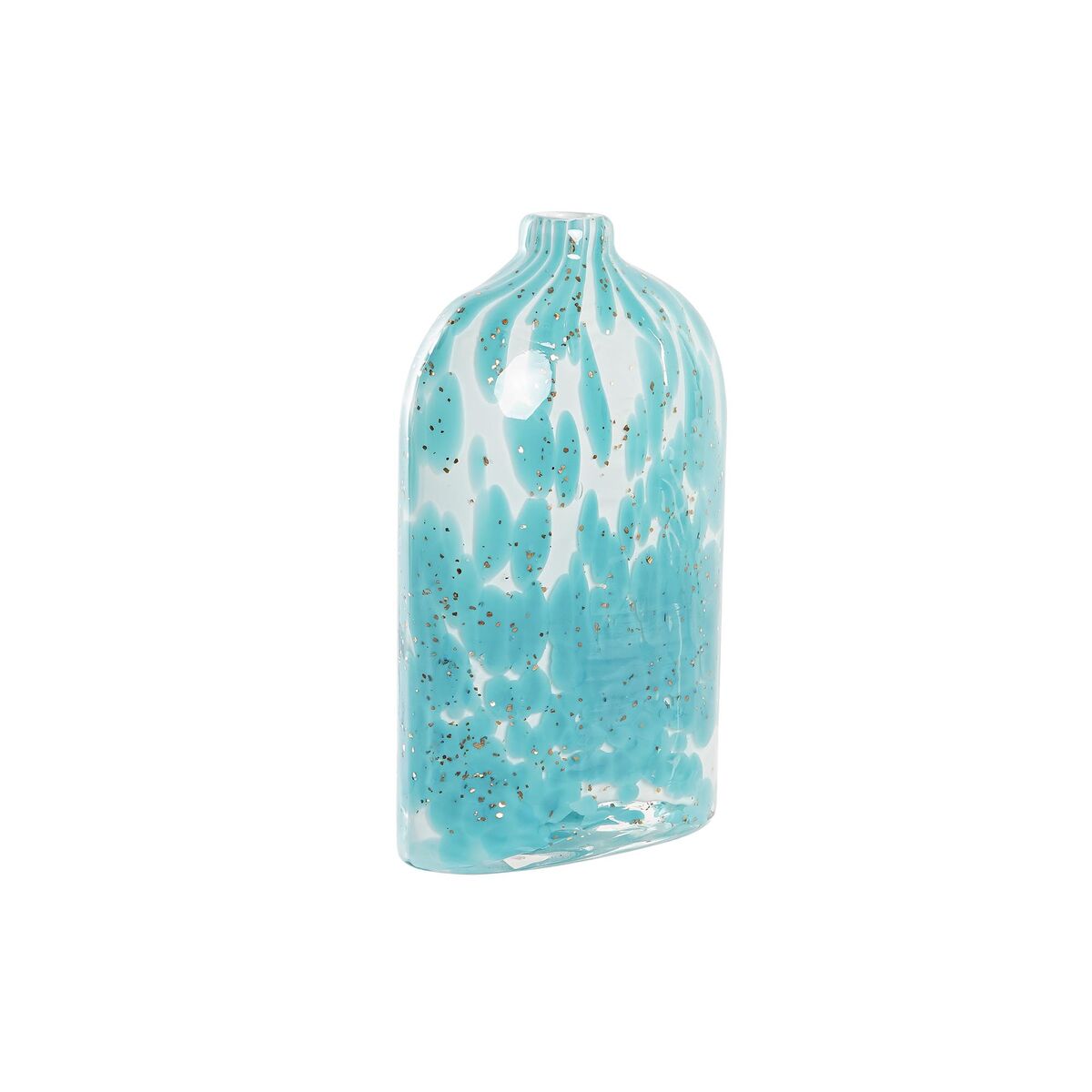 Vas DKD Home Decor Blå Glas Medelhavs 12 x 7,5 x 21,5 cm - 3