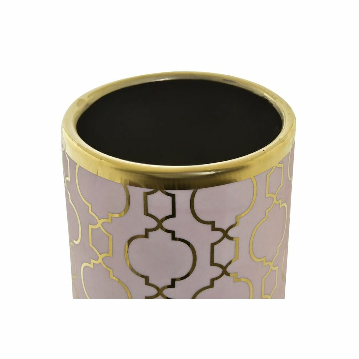 Vas DKD Home Decor Porslin Rosa Gyllene Orientalisk 14 x 14 x 32 cm Kromad - 6