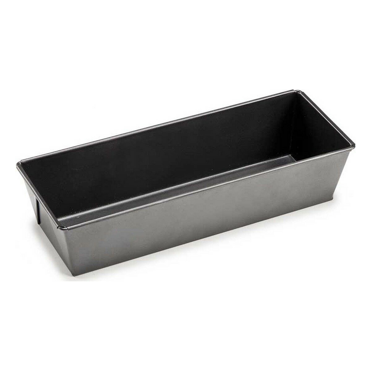 Ugnsform 11,5 x 7,7 x 31 cm Metall Mörkgrå Kolstål (12 antal) - 2