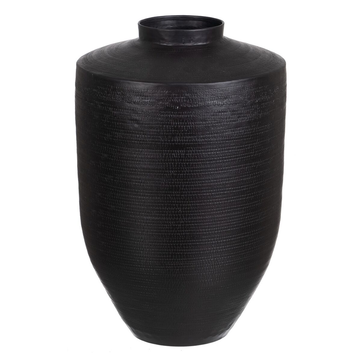 Vas Svart Aluminium 26,5 x 26,5 x 41 cm