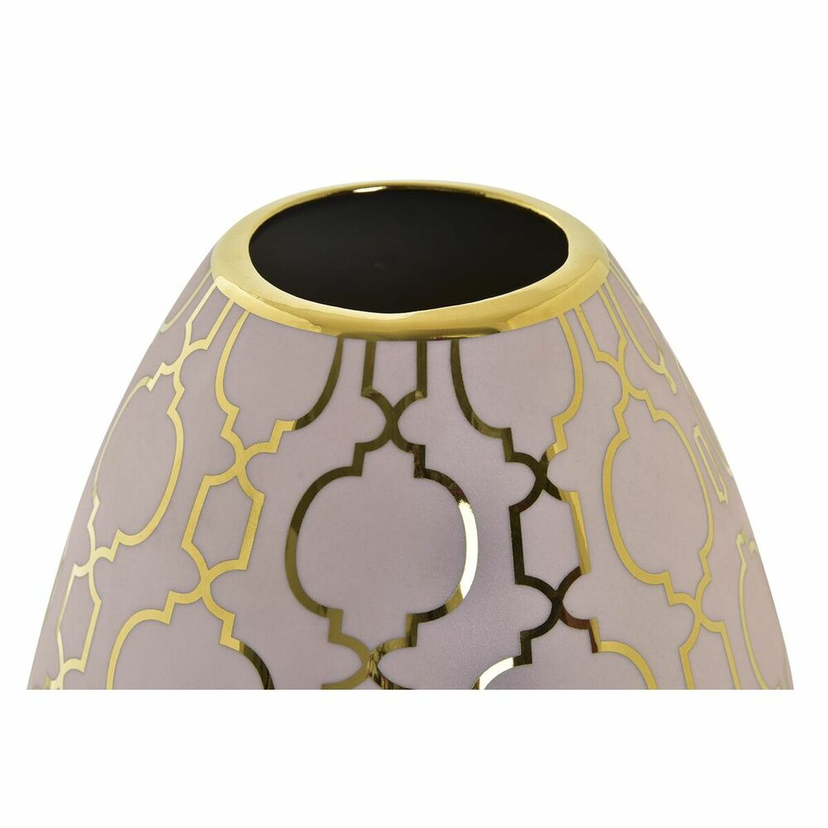 Vas DKD Home Decor Porslin Rosa Gyllene Orientalisk Kromad 16 x 16 x 18 cm - 6
