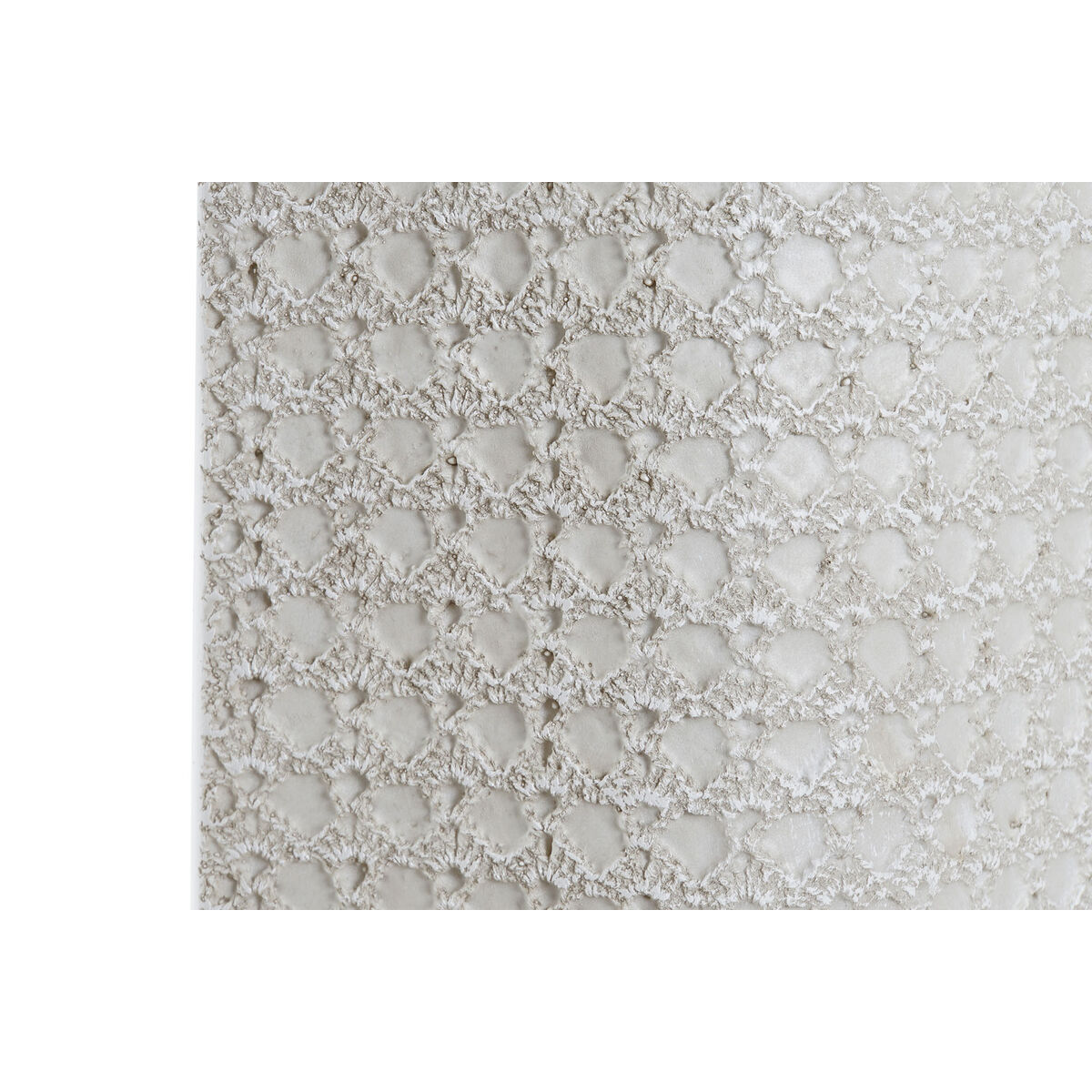 Vas DKD Home Decor 20 x 12 x 58 cm Vit Harts Modern - 2
