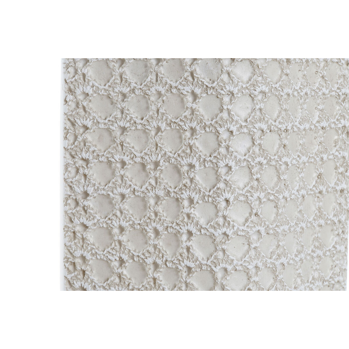 Vas DKD Home Decor 17 x 10 x 47 cm Vit Harts Modern - 5
