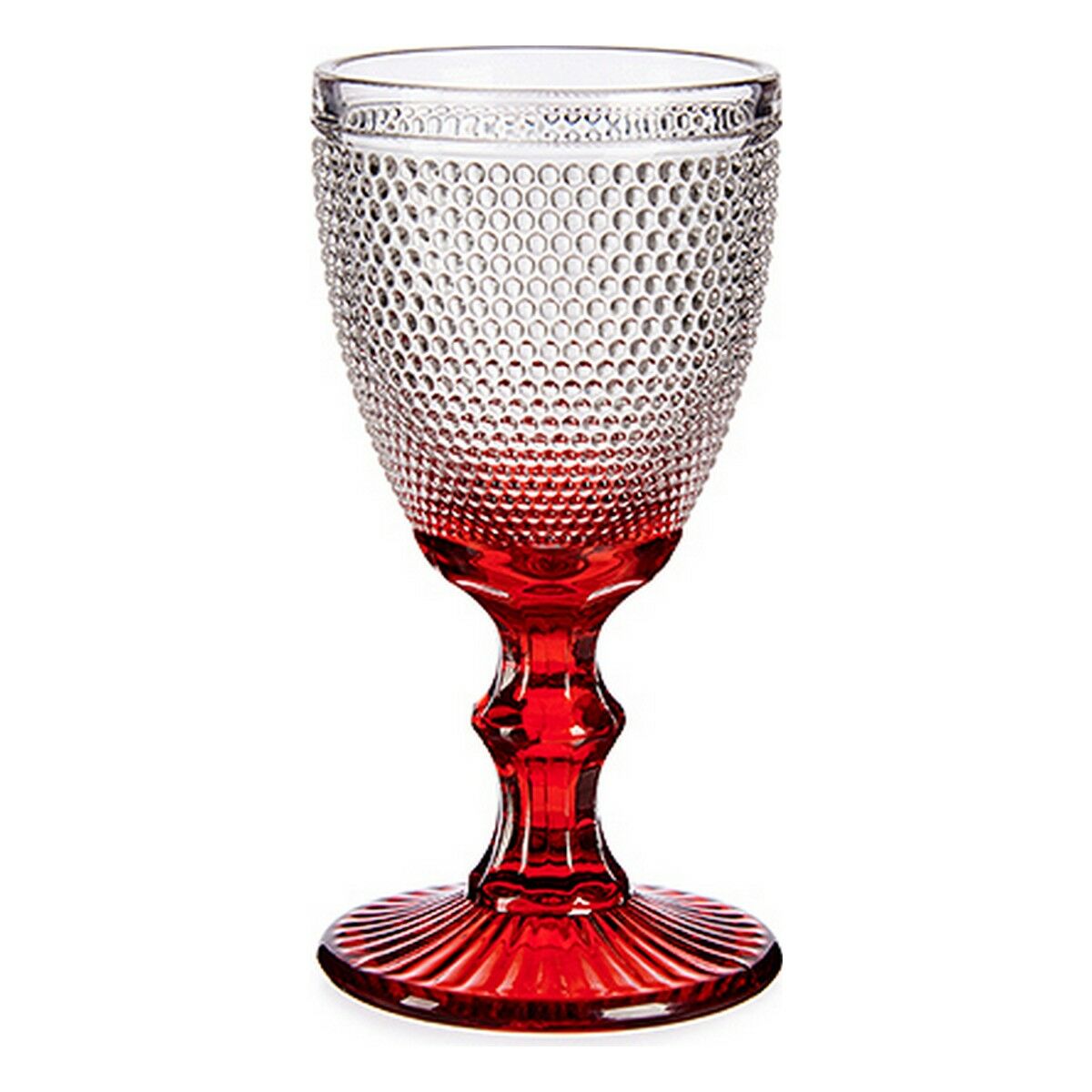 Vinglas Poäng Röd Glas 240 ml (6 antal) - 2