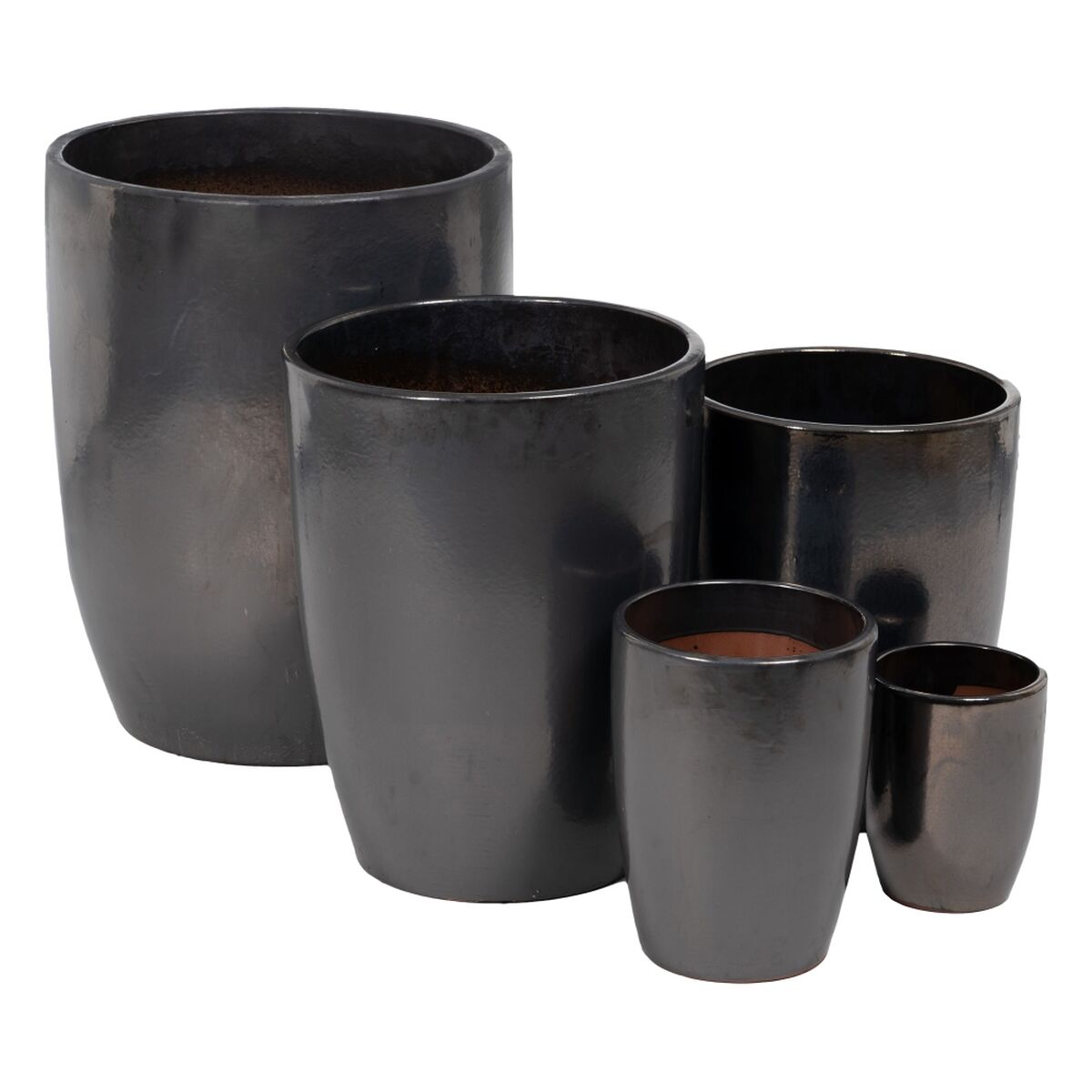 Vas Svart Keramik 56 x 56 x 70 cm (5 antal)