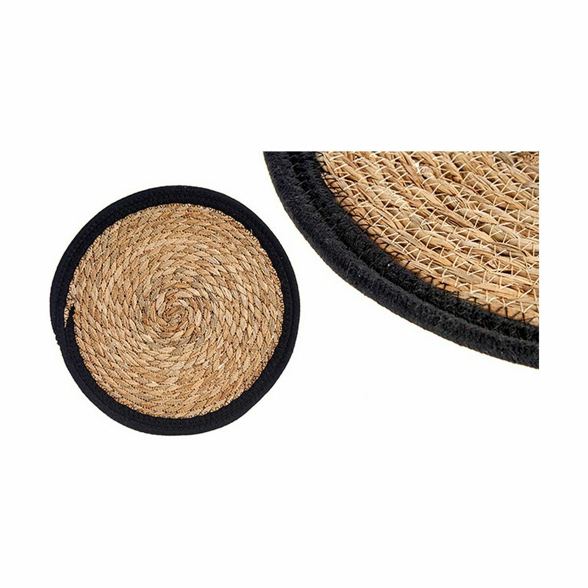 Bordsunderlägg Naturell Svart 30 x 1 x 30 cm (48 antal) - 2