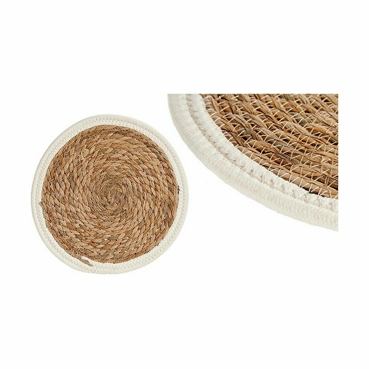 Bordsunderlägg Naturell Vit 30 x 1 x 30 cm (48 antal) - 2