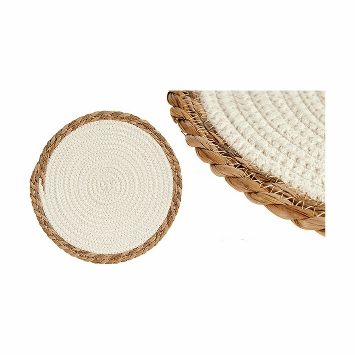 Bordsunderlägg Naturell Vit 30 x 1 x 30 cm (48 antal) - 2
