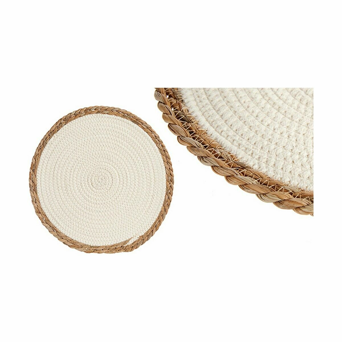 Bordsunderlägg Naturell Vit 35 x 1 x 35 cm (48 antal) - 2