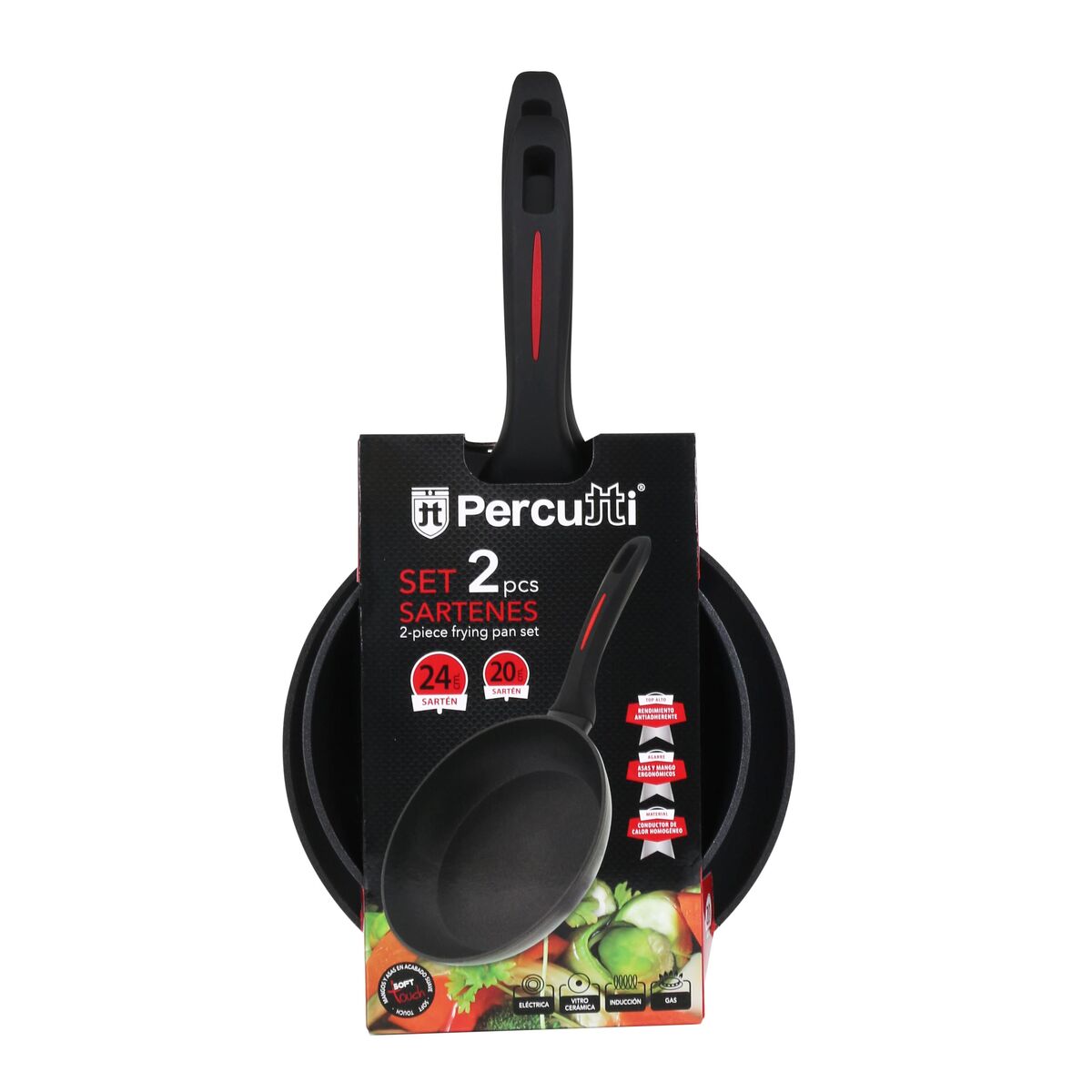 Stekpanneset Percutti   2 antal