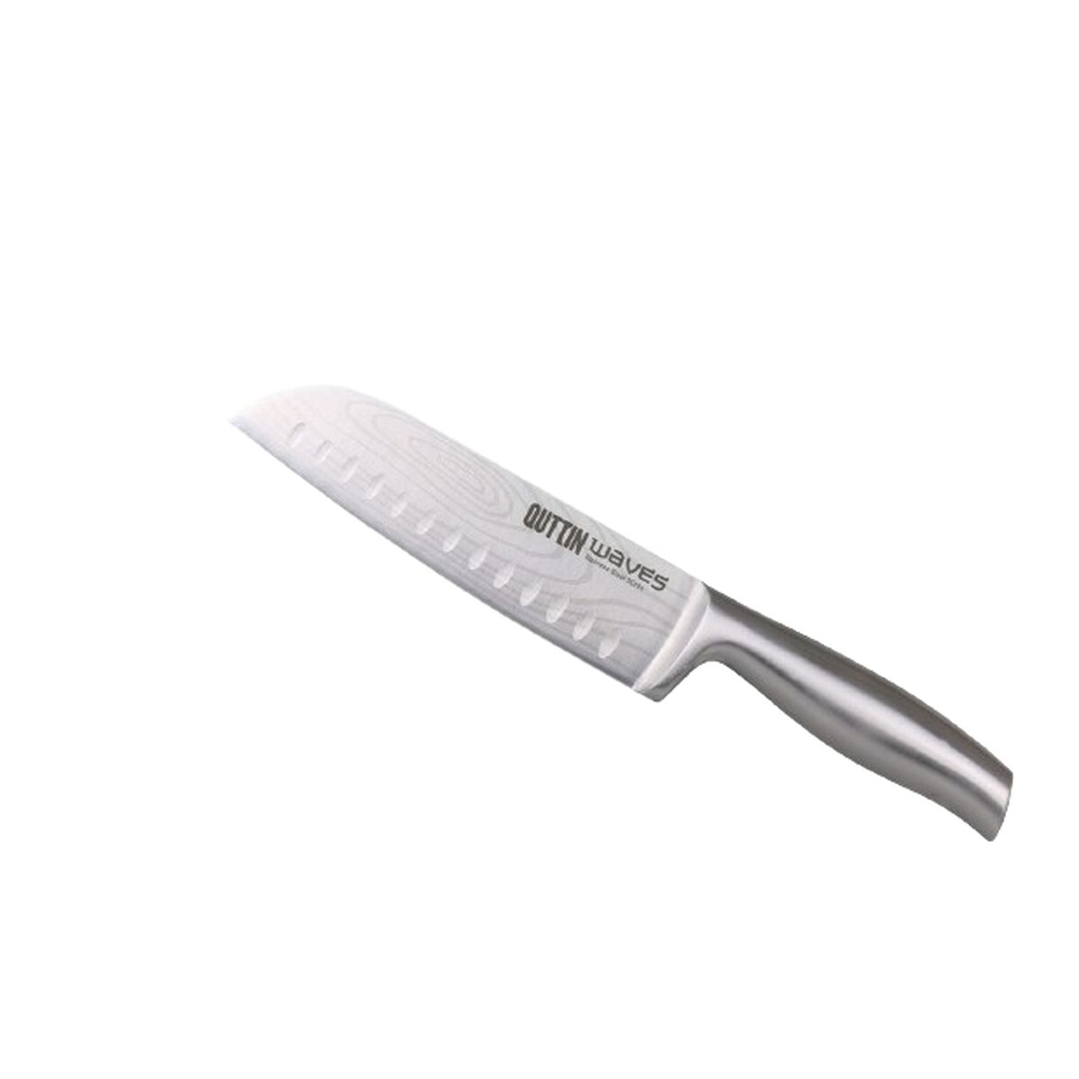 Kniv Quttin Santoku Waves Silvrig 17 cm
