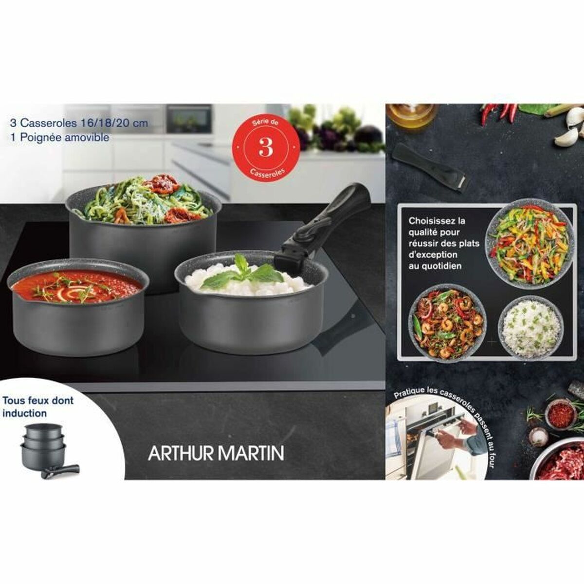 Kastrullset Arthur Martin - 2