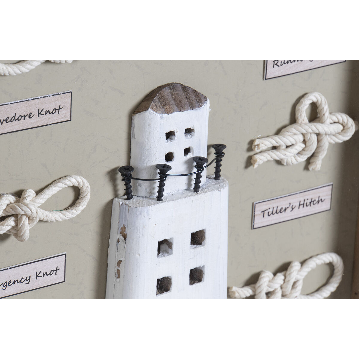 Tavla DKD Home Decor 34 x 4 x 46 cm Knut Medelhavs (2 antal) - 3