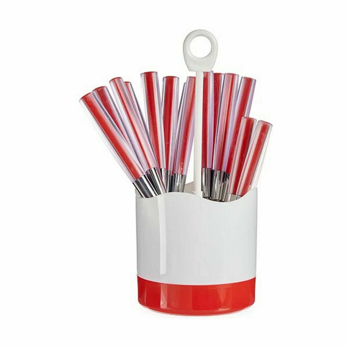 Bestickset Röd Rostfritt stål (8 antal) - 2