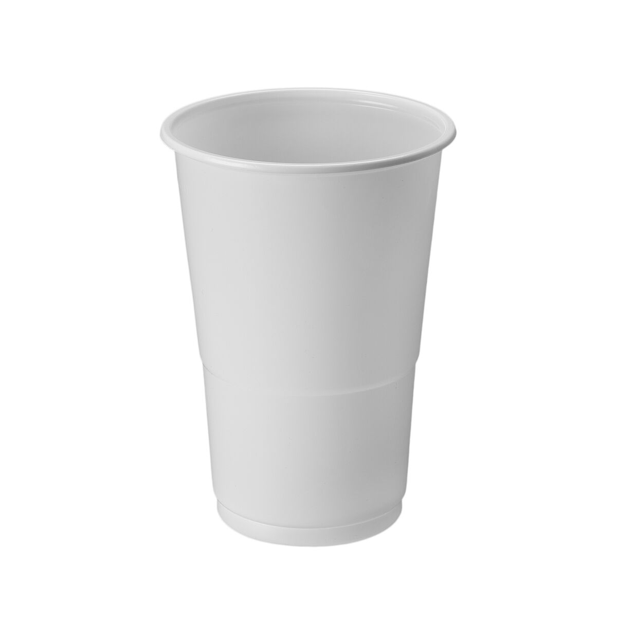 Set med återanvändbara glas Algon Vit 300 ml 20 antal