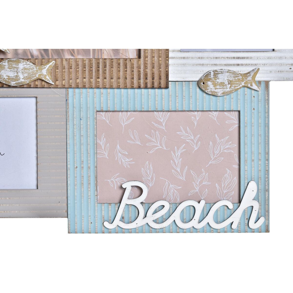 Fotoram DKD Home Decor Beach 46,5 x 2 x 44,5 cm Trä Sjöman - 3