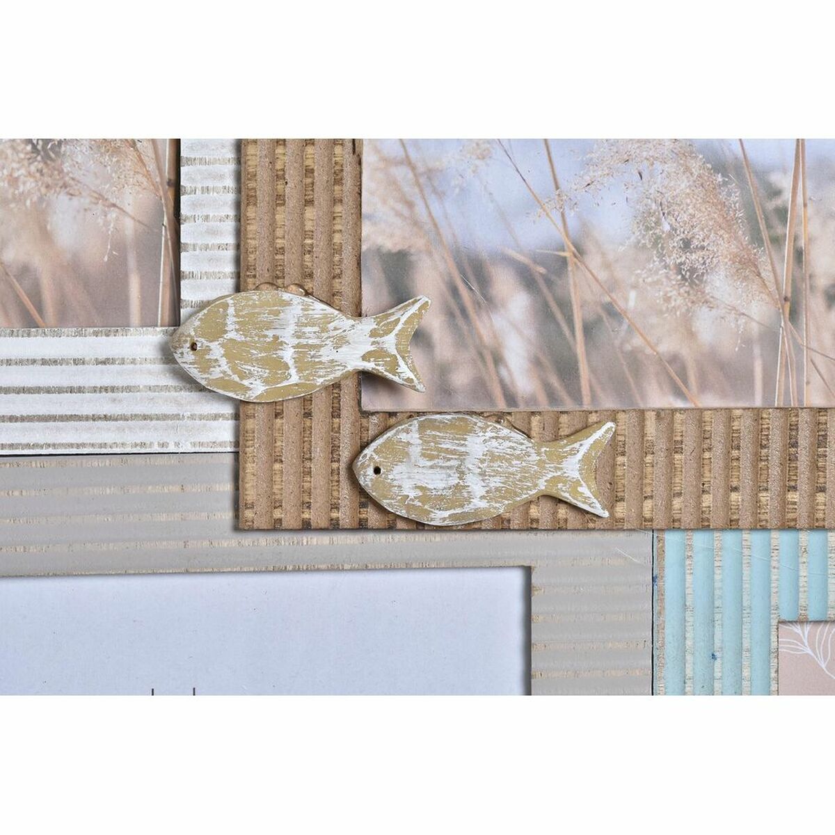 Fotoram DKD Home Decor Beach 46,5 x 2 x 44,5 cm Trä Sjöman - 2