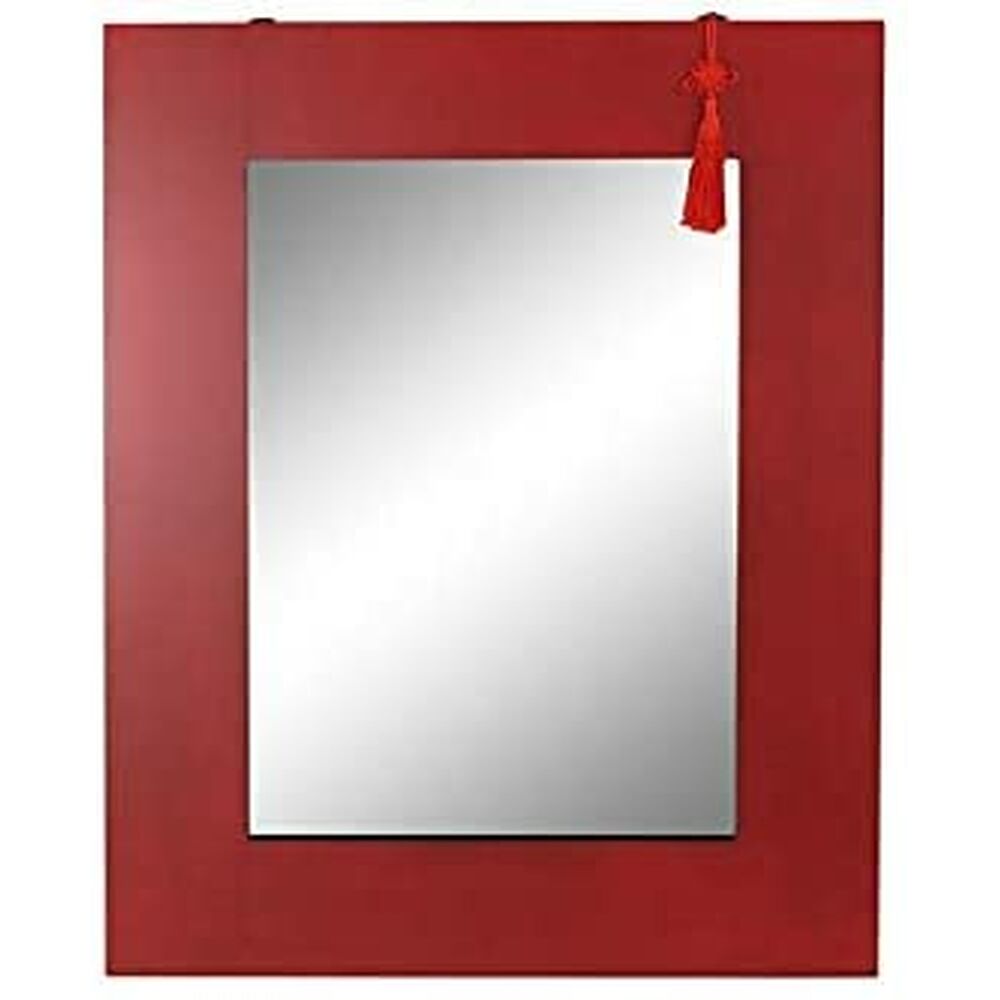 Väggspegel DKD Home Decor Speglar Gran Röd Svart MDF (70 x 2 x 90 cm) - 2