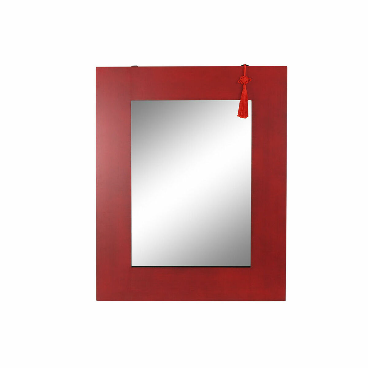 Väggspegel DKD Home Decor Speglar Gran Röd Svart MDF (70 x 2 x 90 cm) - 5