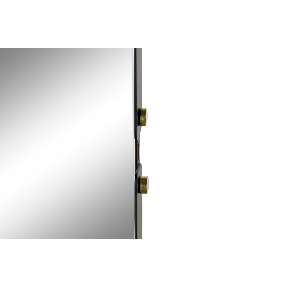 Väggspegel DKD Home Decor Speglar Svart Gyllene Metall (52 x 4 x 82 cm) - 3