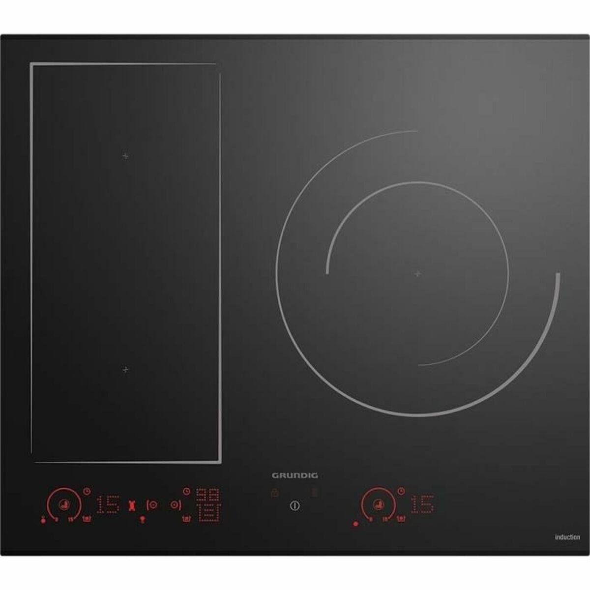 Induktionshäll BEKO giei638370hf 3700 W 4,8 x 58 x 51 cm - 2