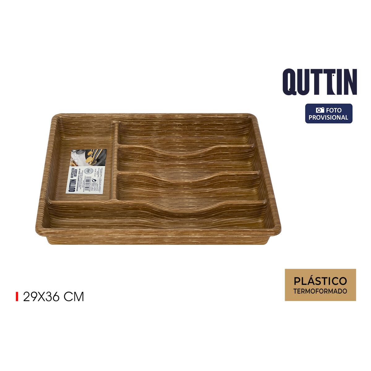 Besticks-sortering Quttin 29 x 36 cm Termoplast
