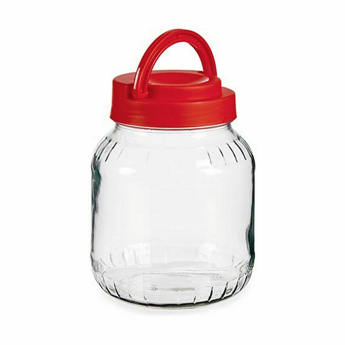 Burk Lock med handtag Röd 1,7 L 13,5 x 17,5 x 13,5 cm (6 antal) - 2