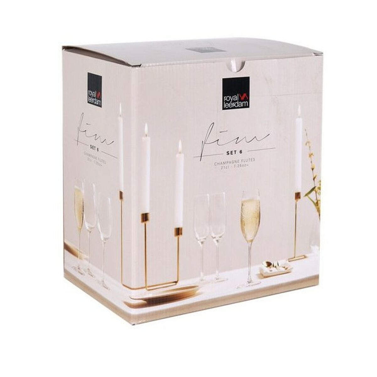 Glasset Royal Leerdam Fim champagne Ø 5,5 x 23 cm 210 ml 6 antal - 2