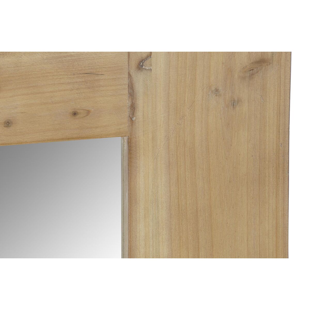 Väggspegel DKD Home Decor Gran Naturell Röd MDF (70 x 2 x 90 cm) - 2