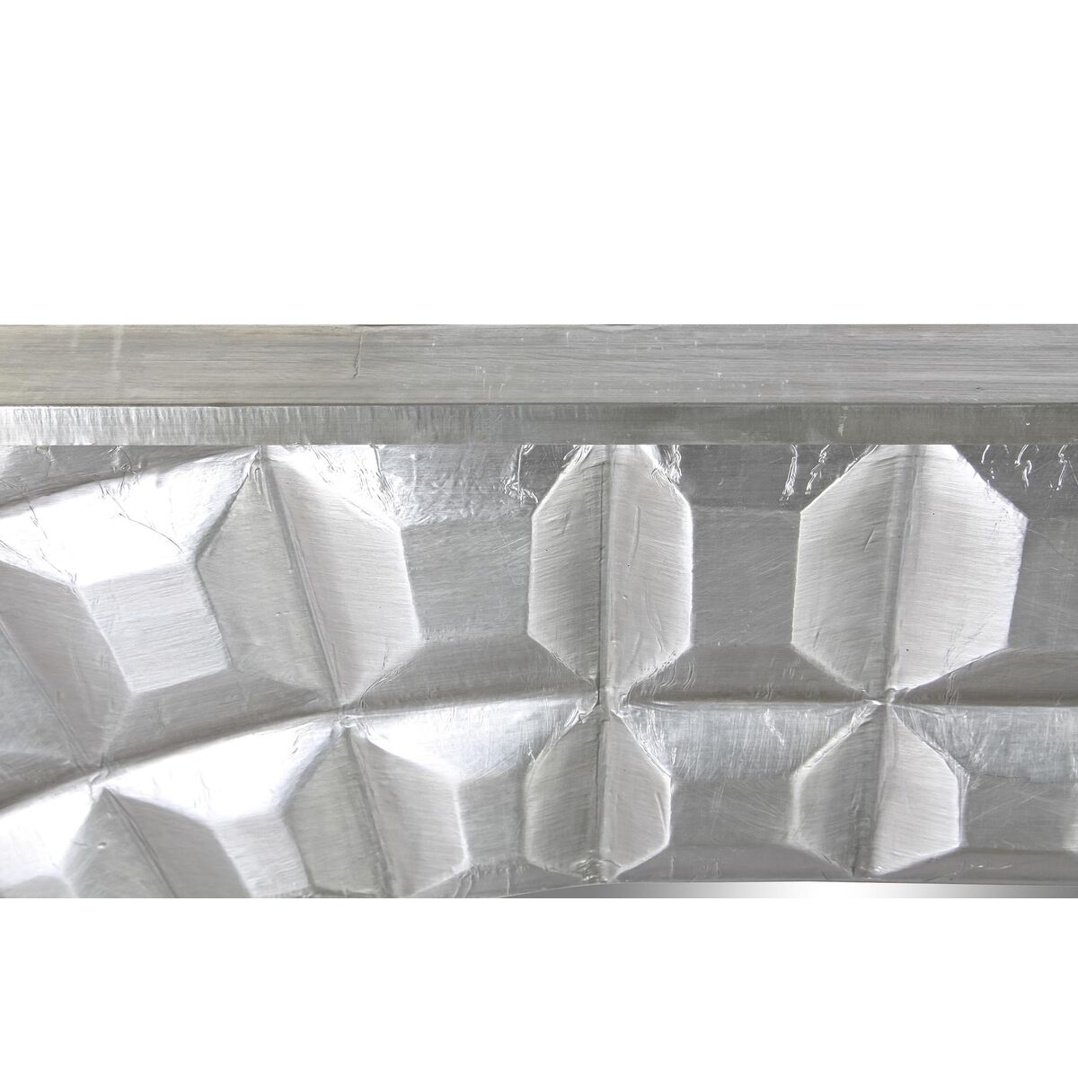 Väggspegel DKD Home Decor 154 x 4 x 92 cm Silvrig Trä Mangoträ Modern - 2