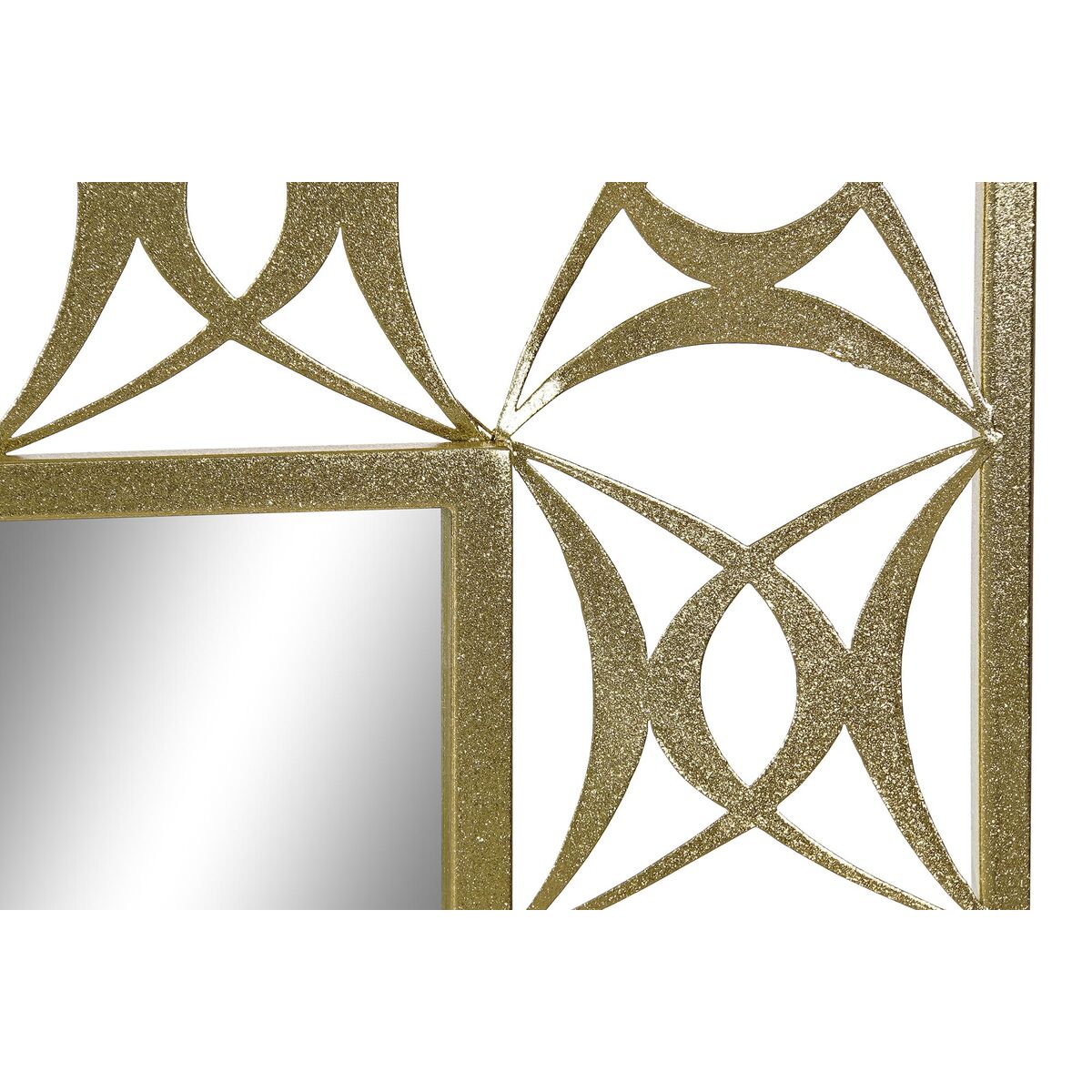 Väggspegel DKD Home Decor Gyllene Metall Glas 30 x 40 cm 66 x 2 x 91,5 cm - 3