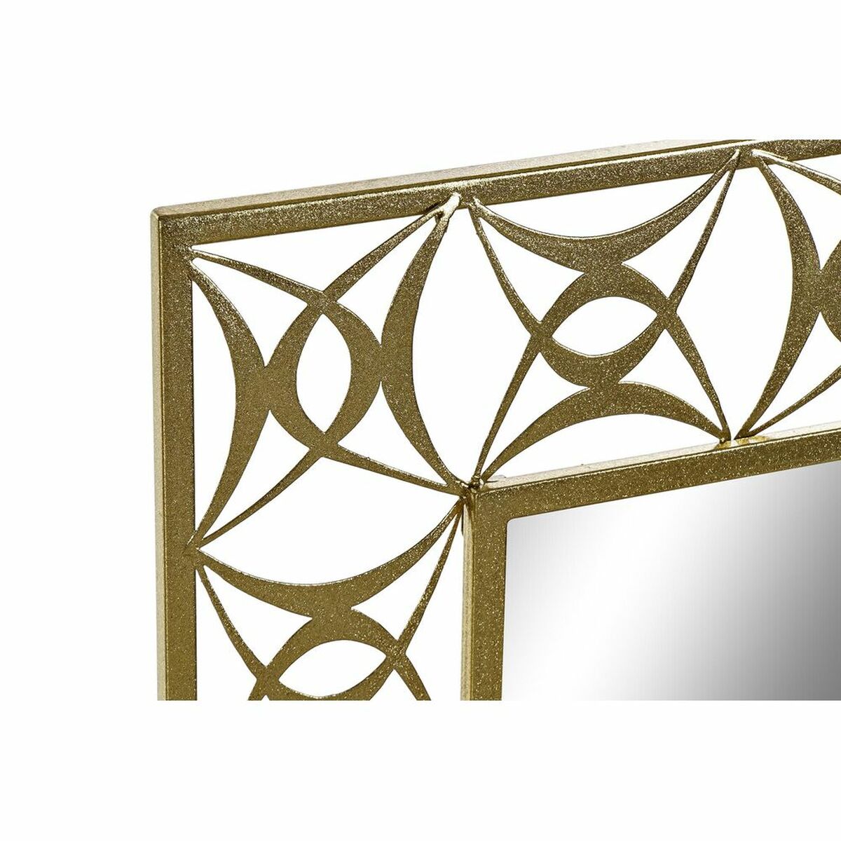 Väggspegel DKD Home Decor Gyllene Metall Glas 30 x 40 cm 66 x 2 x 91,5 cm - 2